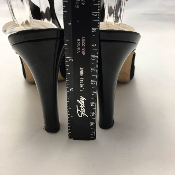 Kate Spade Sexy Black Suede Heels Size 7.5 B - Picture 7 of 7